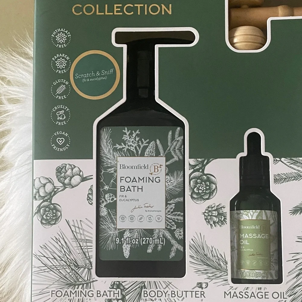 Bloomfield Relaxing Body Collection - Eucalyptus Bath Set new in box